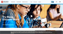 Desktop Screenshot of education.lego.com